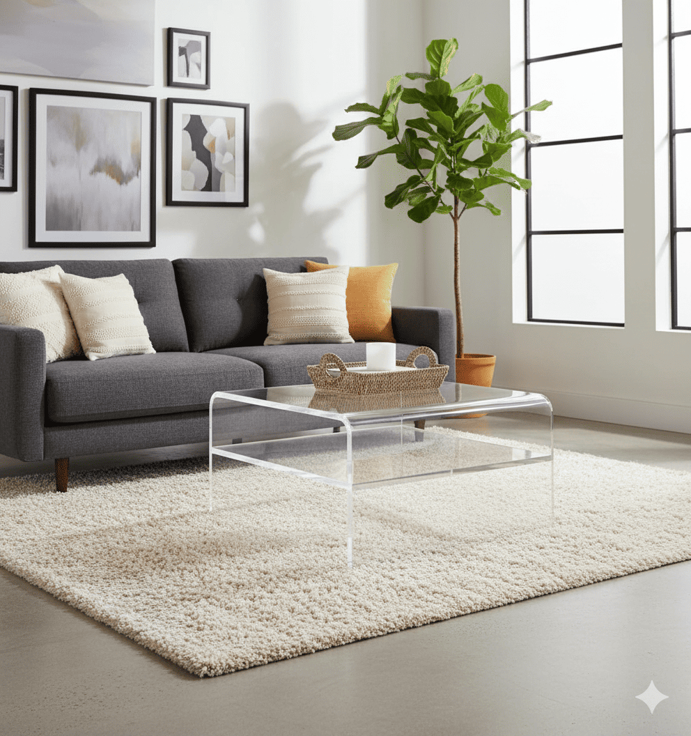 Minimalist Acrylic Coffee Table South Florida Acrylics