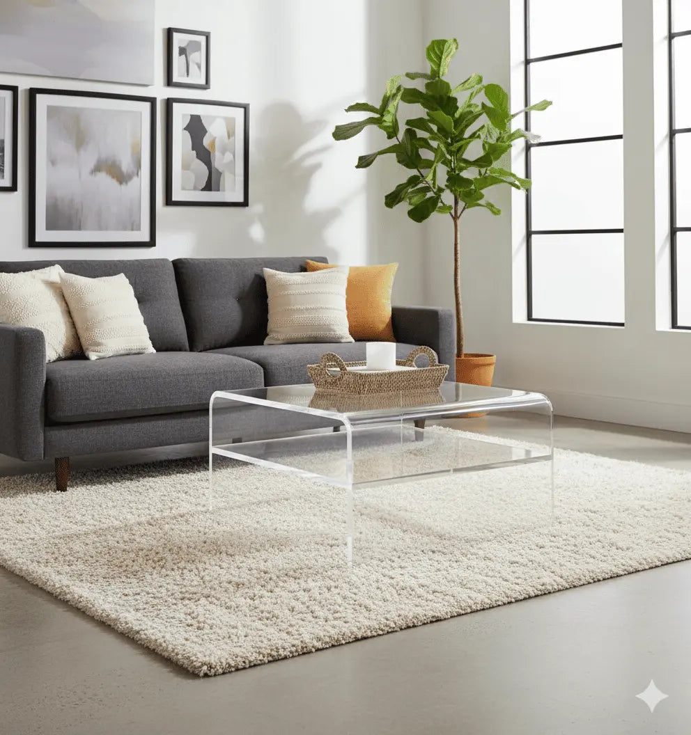 Minimalist Acrylic Coffee Table