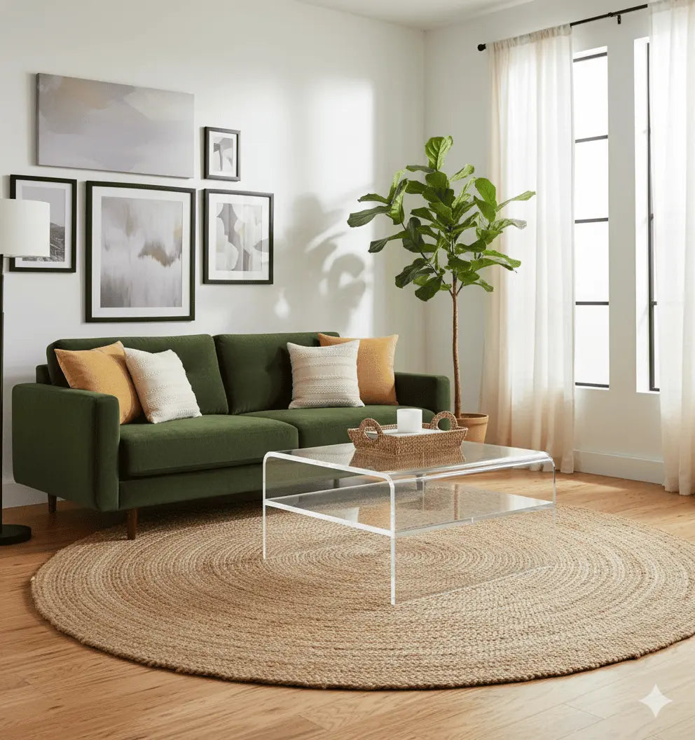 Minimalist Acrylic Coffee Table