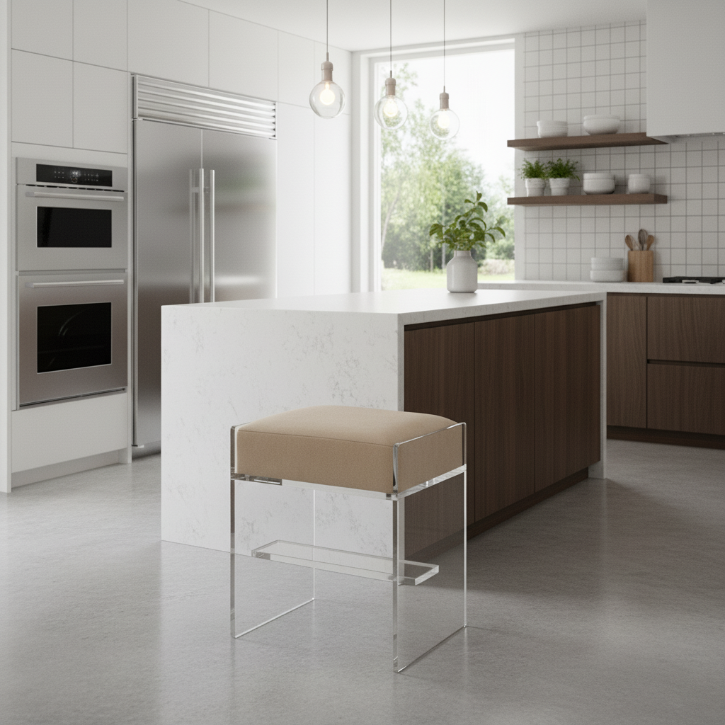 Modern Acrylic Bar Stool