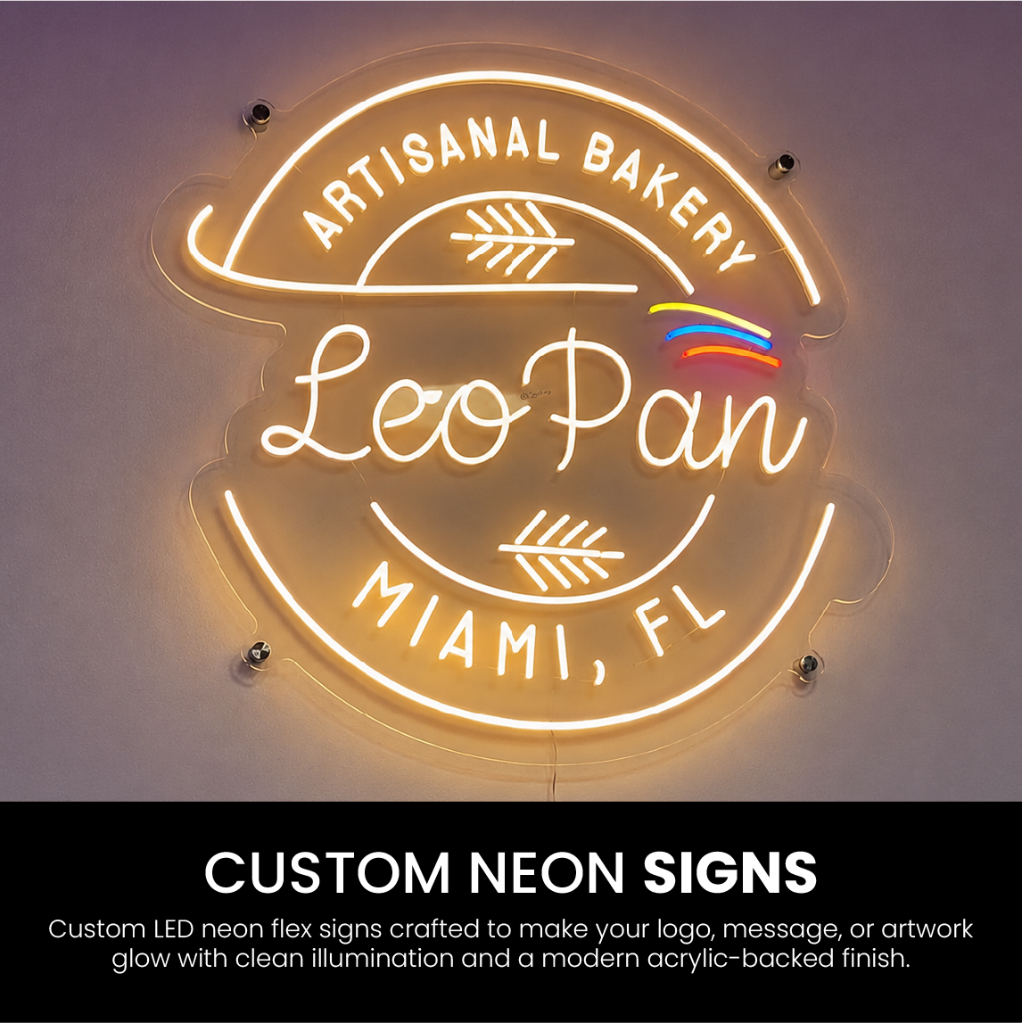 Custom Neon Signs – LED Neon Flex Signage
