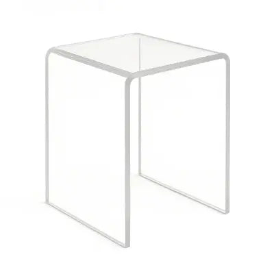 Waterfall Bench – Clear Modern Acrylic Seating