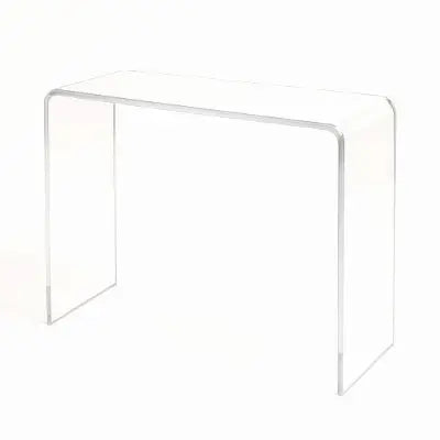 Waterfall Console Table – Clear Acrylic Design