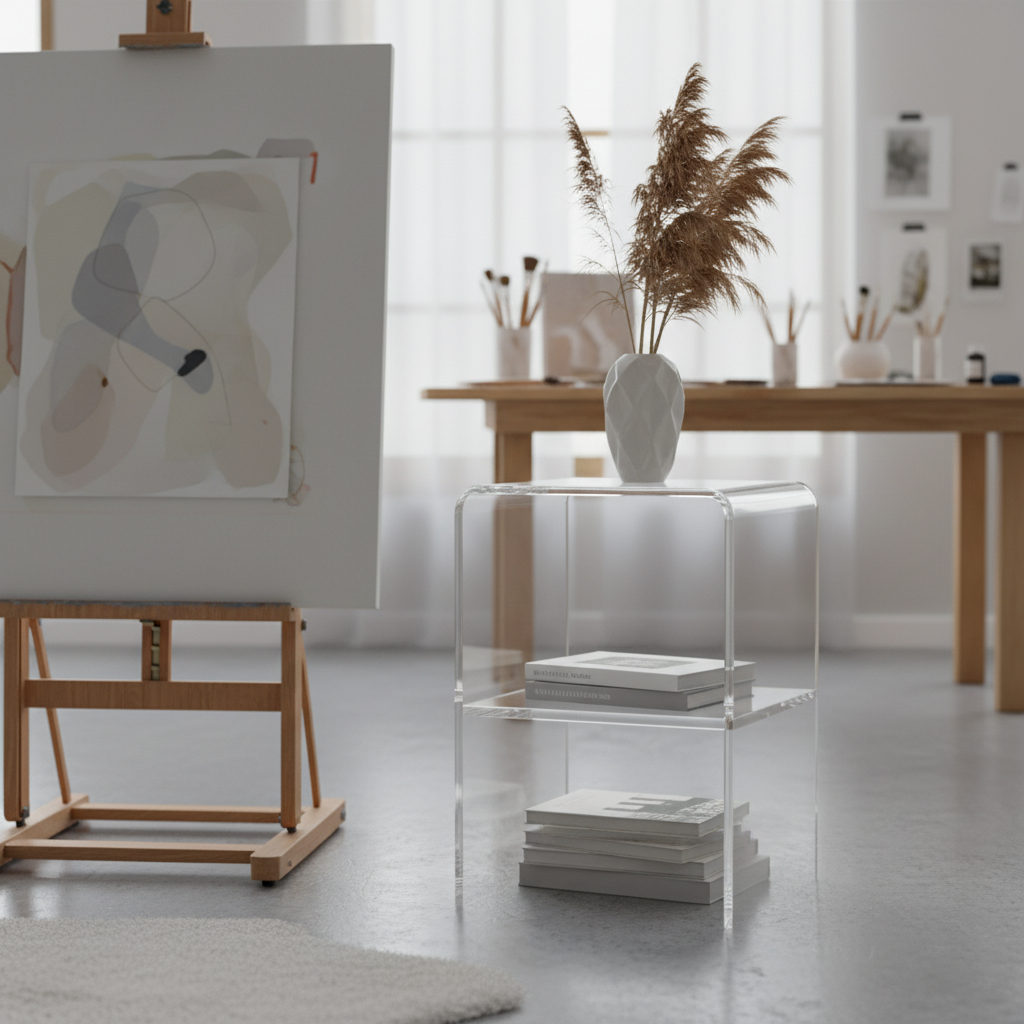 Waterfall Nightstand South Florida Acrylics