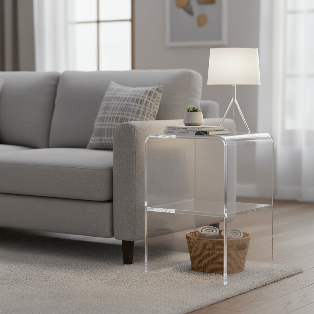 Waterfall Nightstand South Florida Acrylics