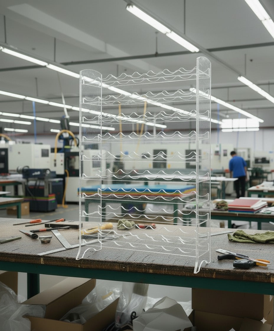 Freestanding Acrylic Wine Rack South Florida Acrylics