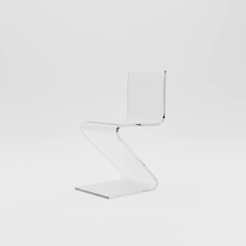 Z-Bend Acrylic Counter Stool – Clear Designs