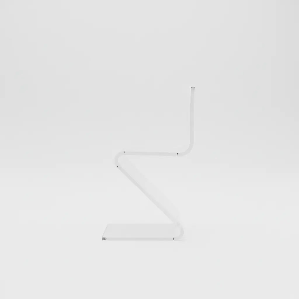 Z-Bend Acrylic Counter Stool – Clear Designs