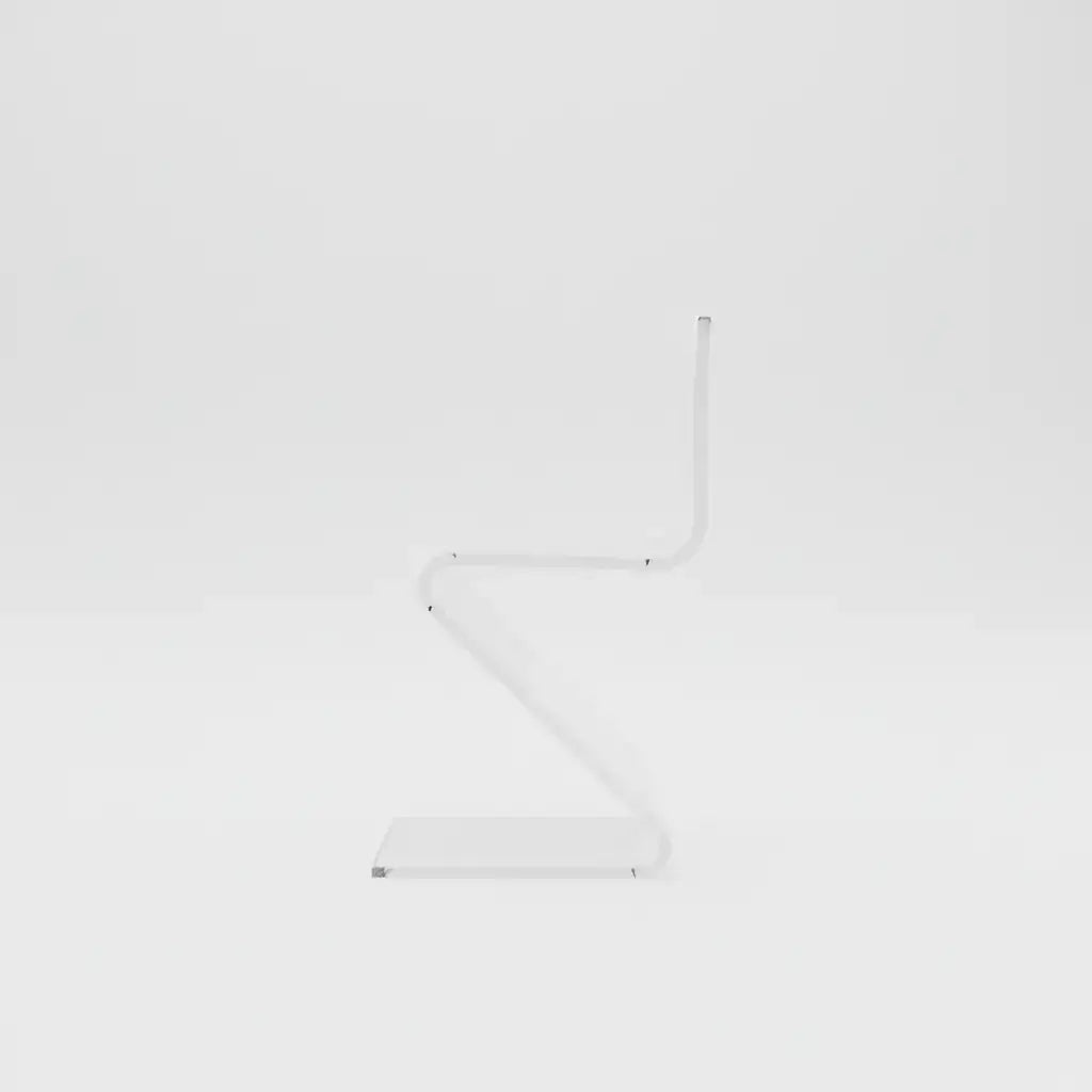 Z-Bend Acrylic Counter Stool – Clear Designs