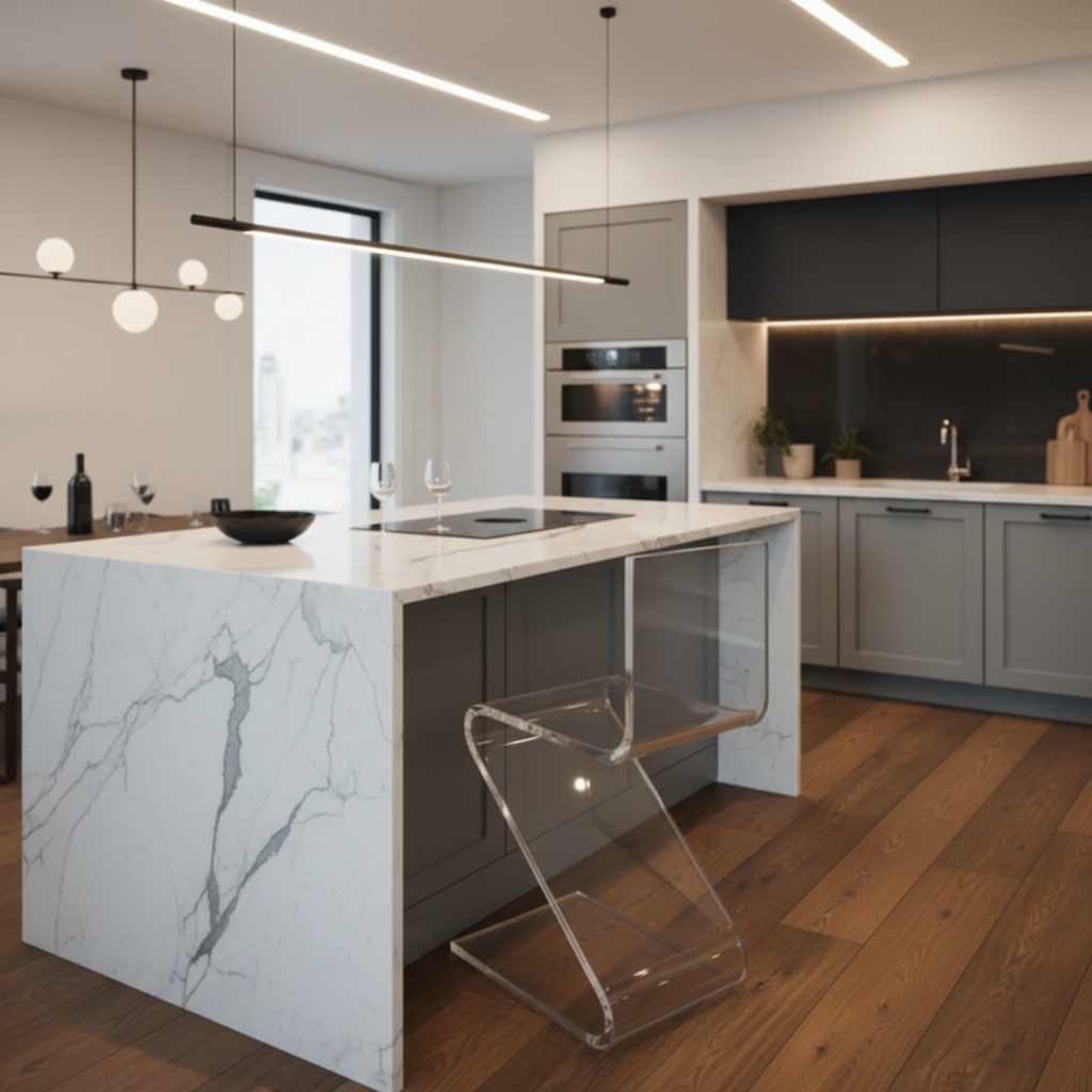 Z-Bend Acrylic Counter Stool South Florida Acrylics