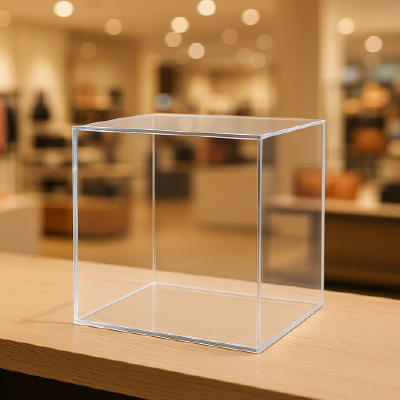 5-Sided Acrylic Display Case – Clear Protective Box South Florida Acrylics
