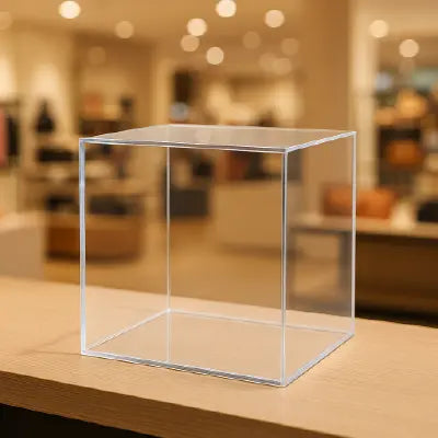5-Sided Acrylic Display Case – Clear Protective Box