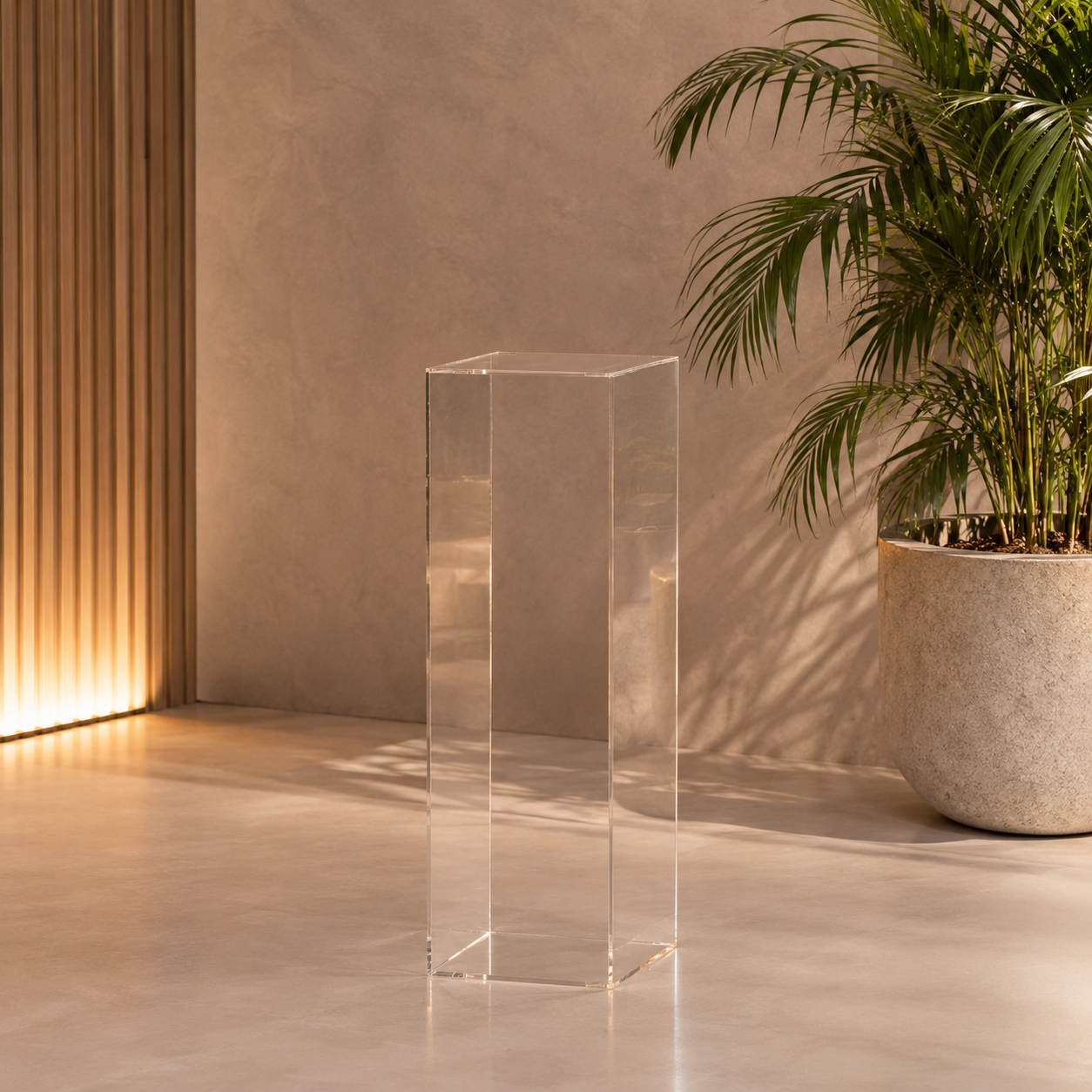 Clear Acrylic Pedestal