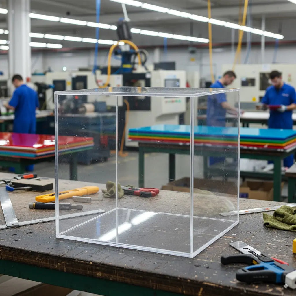 5-Sided Acrylic Display Case – Clear Protective Box