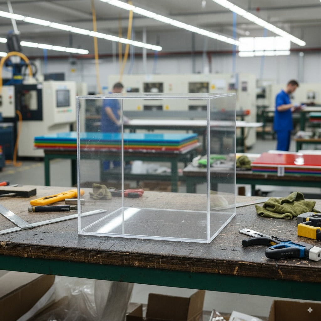 5-Sided Acrylic Display Case – Clear Protective Box South Florida Acrylics