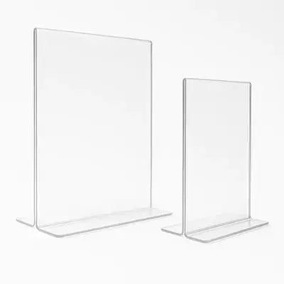 Acrylic Sign Holder for Menus, Pricing, and Displays