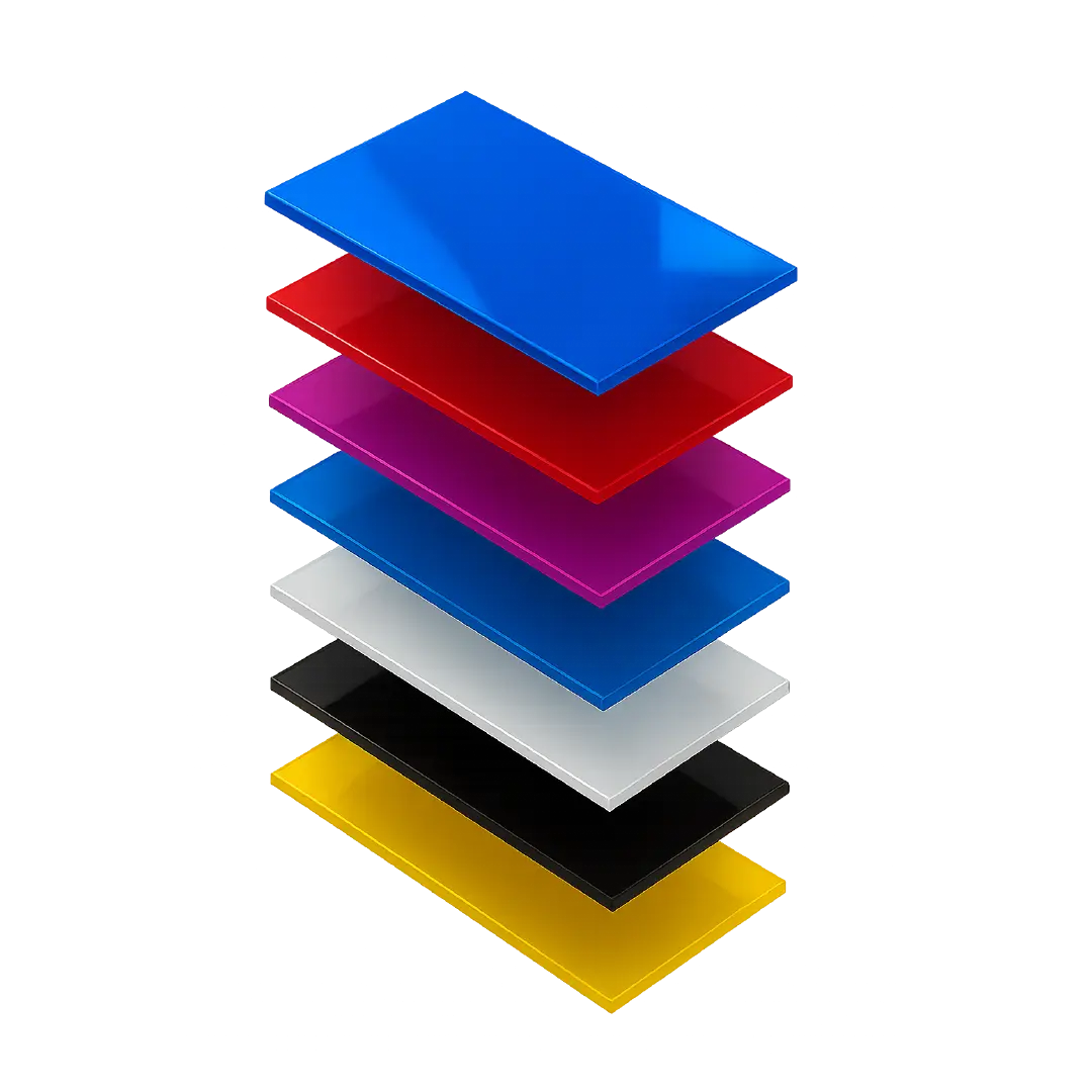 Colored Acrylic Sheets for Signs & Displays