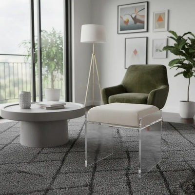 Clear Acrylic Accent Chair – Modern Style