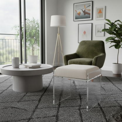 Clear Acrylic Accent Chair