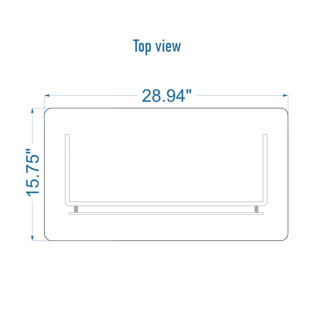 Acrylic Podium AT14 – Interchangeable Logo Panel