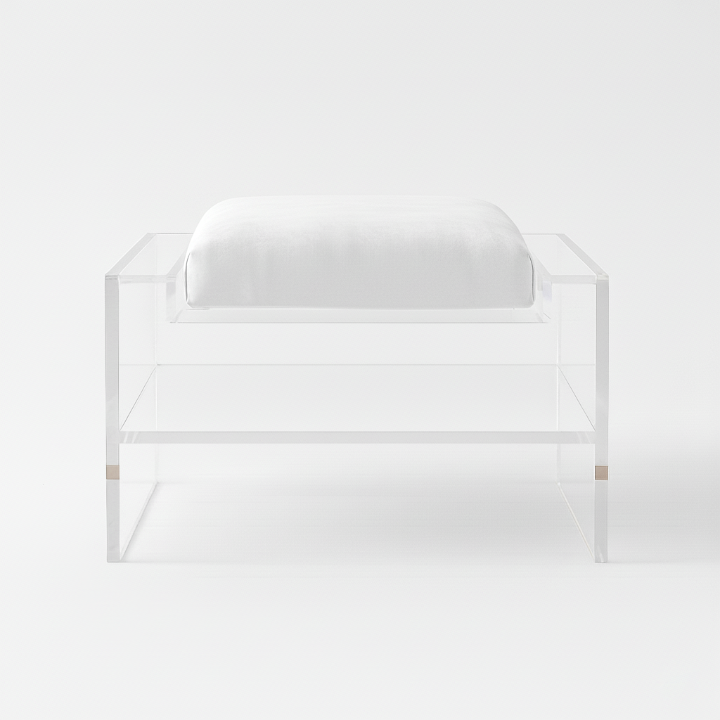 Modern Clear Acrylic Accent Chair