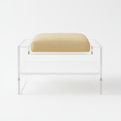 Modern Clear Acrylic Accent Chair