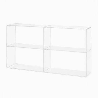 Acrylic Horizontal Bookshelf & Display Shelf