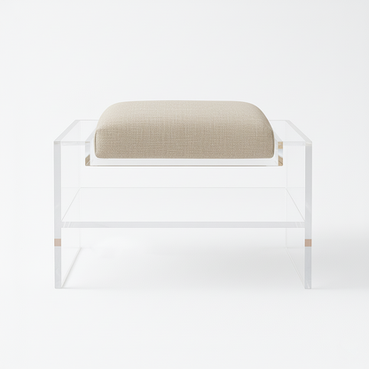 Modern Clear Acrylic Accent Chair