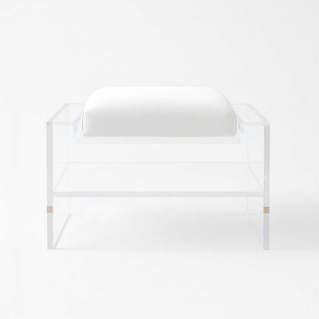 Modern Clear Acrylic Accent Chair