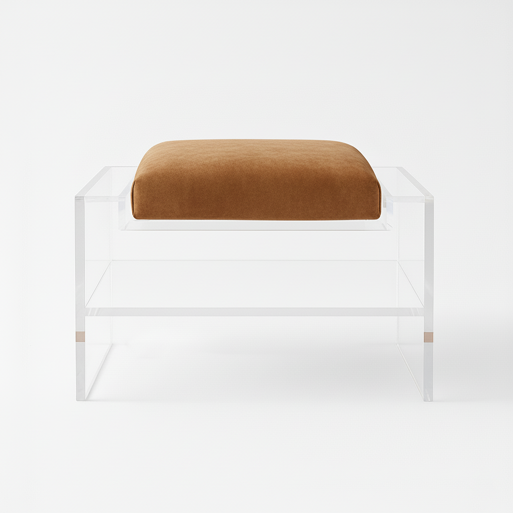 Modern Clear Acrylic Accent Chair