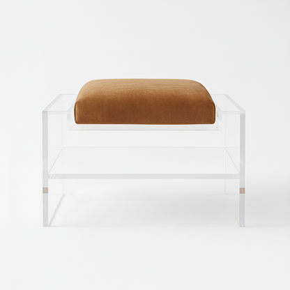 Modern Clear Acrylic Accent Chair