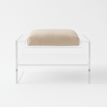 Modern Clear Acrylic Accent Chair