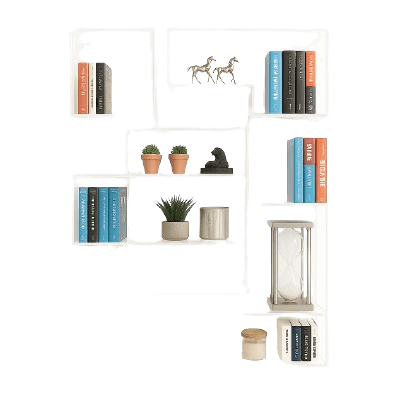 Acrylic bookshelves
