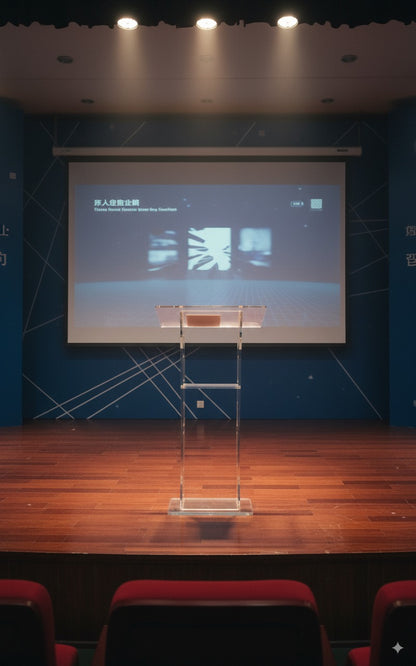 Acrylic podium AT13