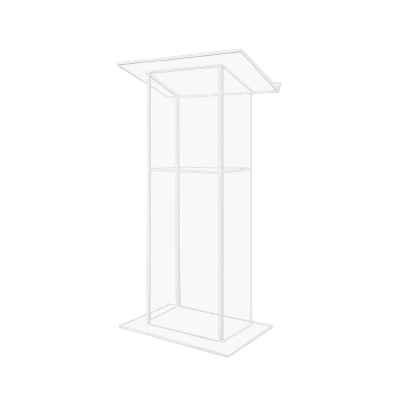 Acrylic podium AT09