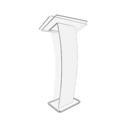 Acrylic podium AT08