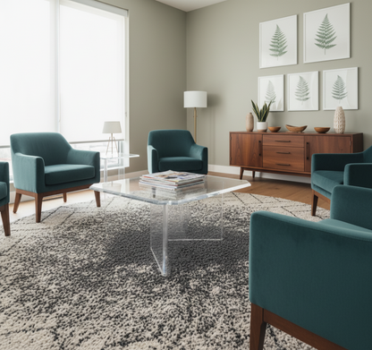 Modern Lucite Coffe Table