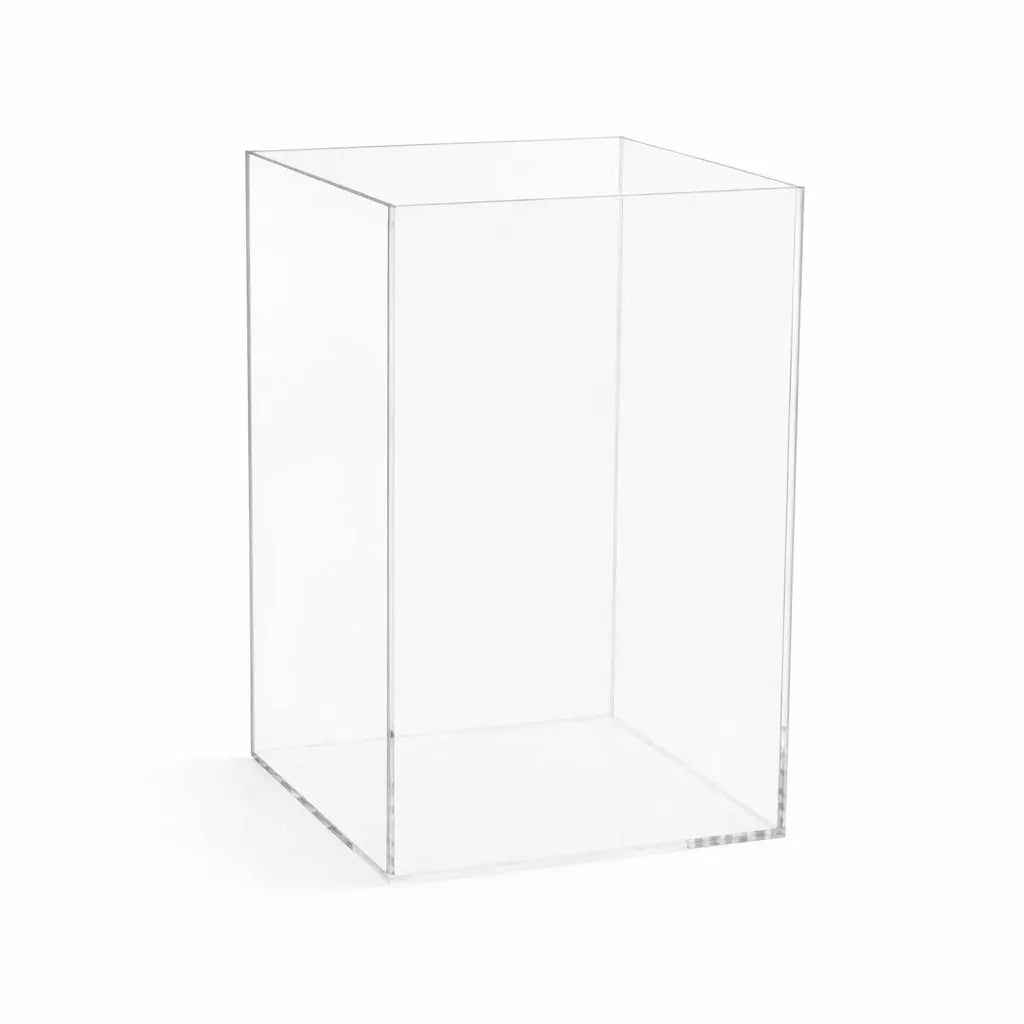 Clear Acrylic 5-Sided Display Pedestal Tower