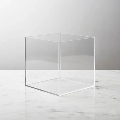 Clear Acrylic Cube Display Case for Retail and Collectibles
