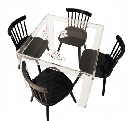 Clear Acrylic Game Table