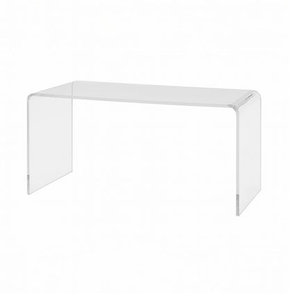 Clear Acrylic Waterfall Vanity Table