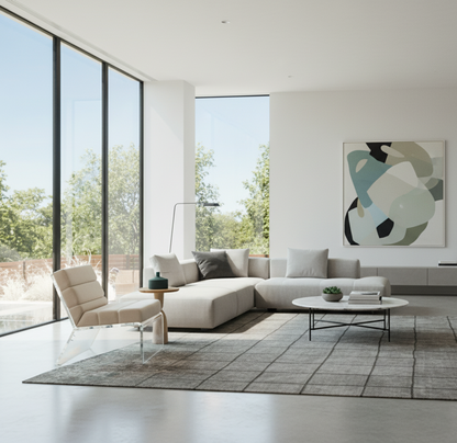 Modern Acrylic Lounge Chair