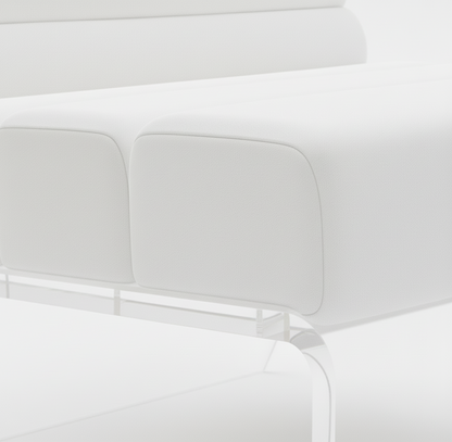 Modern Acrylic Lounge Chair