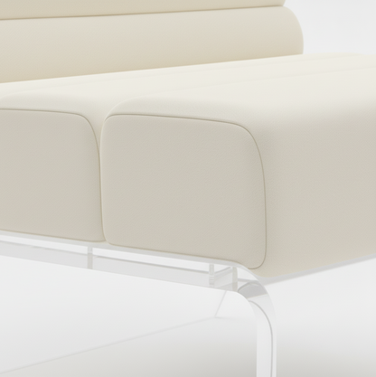Modern Acrylic Lounge Chair