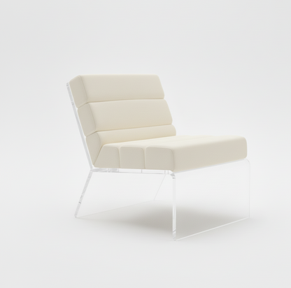 Modern Acrylic Lounge Chair