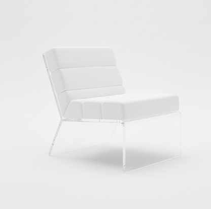 Modern Acrylic Lounge Chair