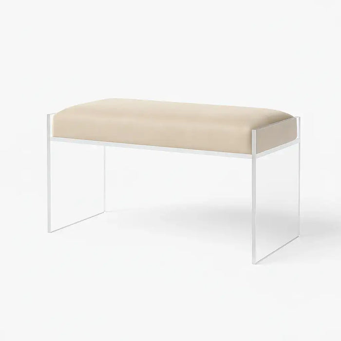 Modern Clear Acrylic Bench | Luxury Transparent Seating – South Florida ...