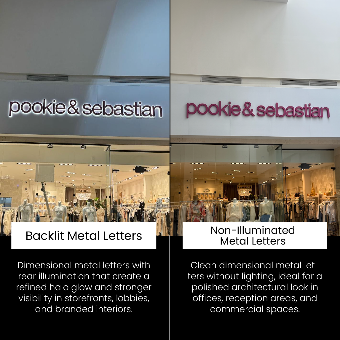 Custom Metal Letters Signs – Fabricated Dimensional Lettering