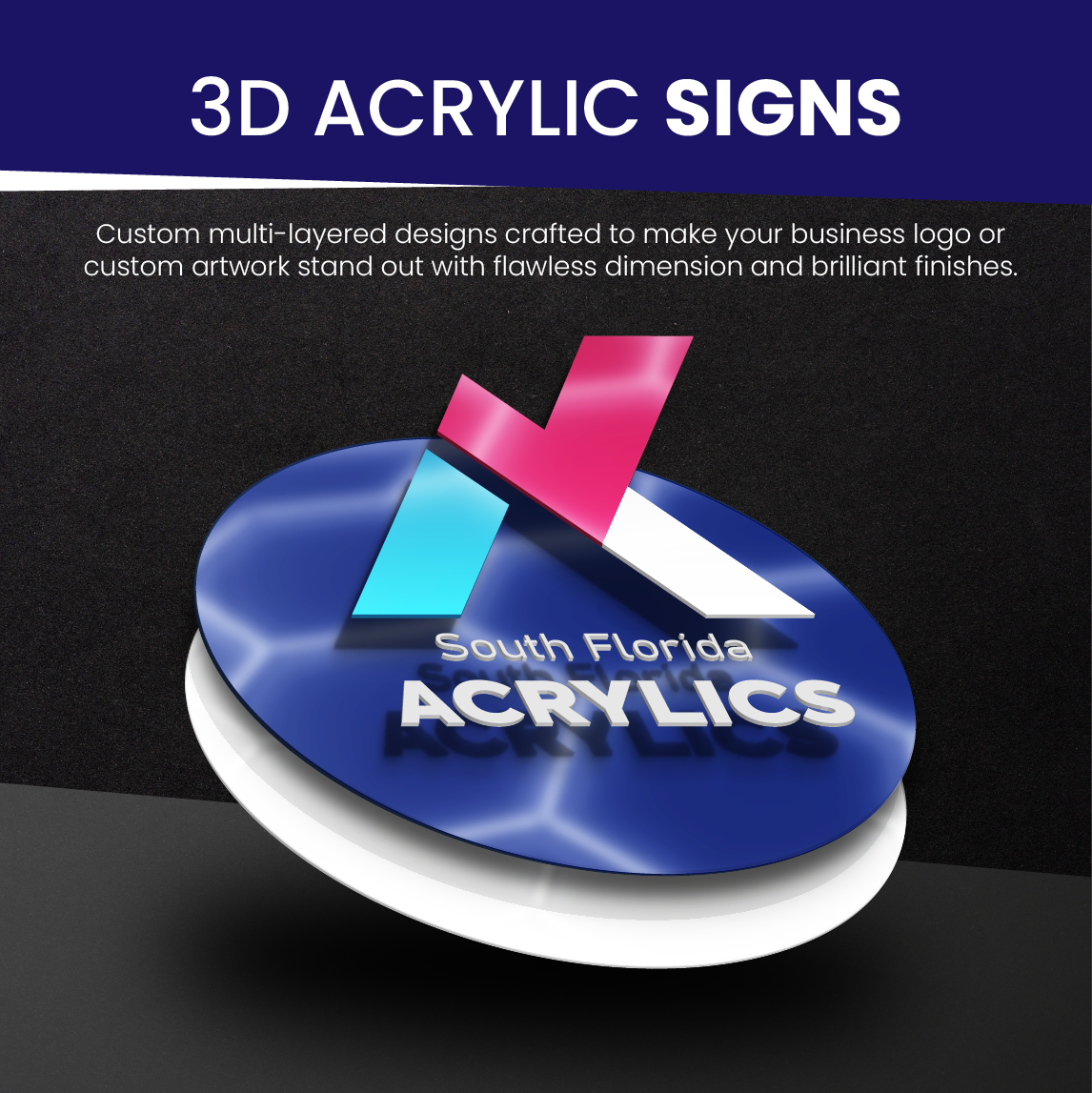 Custom Acrylic 3D Signs