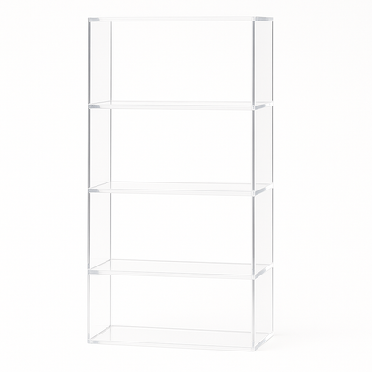 Transparent Acrylic High Bookcase